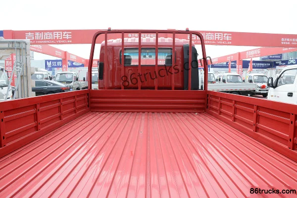 Tangjun Ouling S3 150hp 4X2(6 wheels) 3.88m Semi-row Flatbed Light Truck Body (2) | 86Trucks