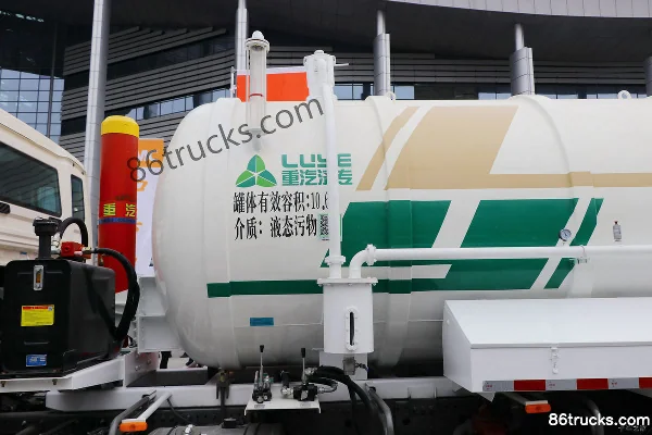 Sinotruk HOWO TX 220 hp 4X2(6 wheels) Vacuum Sewer Truck (China VI)(Lvye Brand) Body (2) | 86Trucks