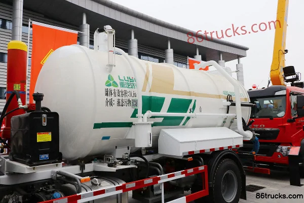 Sinotruk HOWO TX 220 hp 4X2(6 wheels) Vacuum Sewer Truck (China VI)(Lvye Brand) Body (1) | 86Trucks