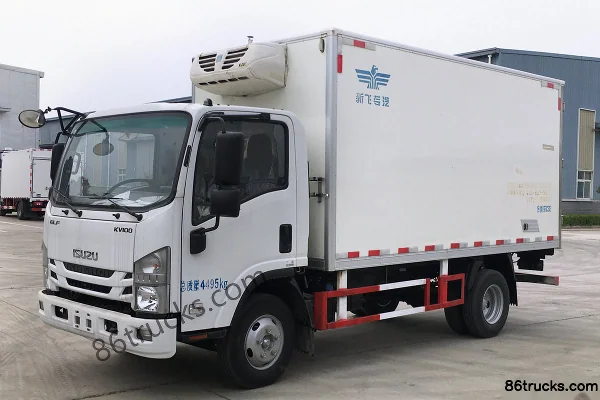 Qingling KV100 132hp 4X2(6 wheels) 4.08m refrigerated truck (Xinfei brand) Exterior (2) | 86Trucks