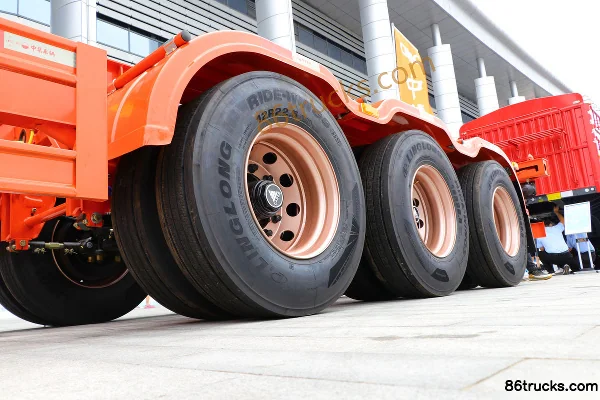 CIMC Dongyue 40-inch container transport semi-trailer Chassis (3) | 86Trucks