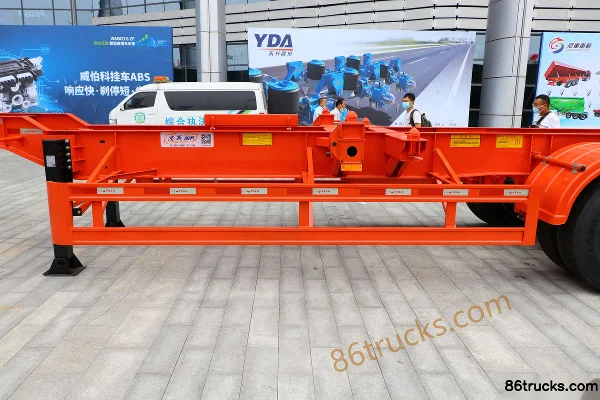 CIMC Dongyue 40-inch container transport semi-trailer Chassis (2) | 86Trucks