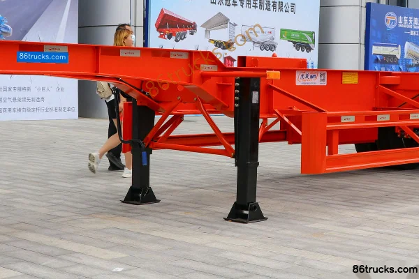 CIMC Dongyue 40-inch container transport semi-trailer Chassis (1) | 86Trucks