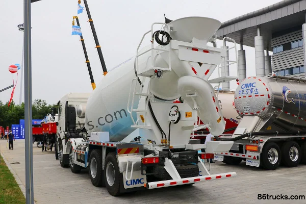 XCMG Hanfeng G5 N series 350hp 8X4(12 wheels) concrete mixer truck (China VI) (Wanshida brand) Exterior (3) | 86Trucks