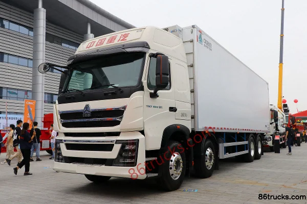 Sinotruk HOWO TH7 poids lourd 460 ch 8X4(12 roues) camion frigorifique (China VI) (marque Luye) Extérieur (3) | 86Trucks