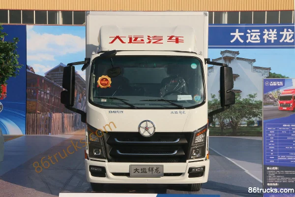 Dayun Xianglong 115 ch 4X2(6 roues) camion léger fourgon à cabine simple 4,12 m Extérieur (2) | 86Trucks