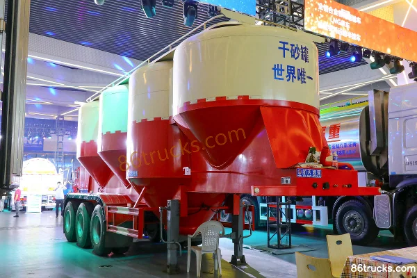 Aerospace Linghe Aerospace Linghe powder & granular material semi-trailer powder tank semi-trailer