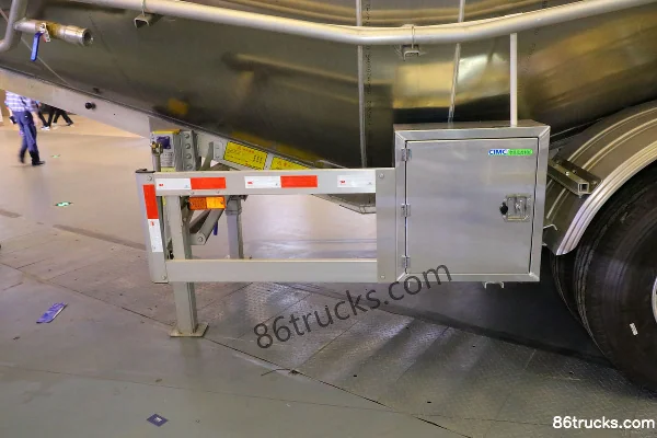 Wanshida 35m³ Medium Density Powder Bulk Material Transport Semi-Trailer Chassis (3) | 86Trucks