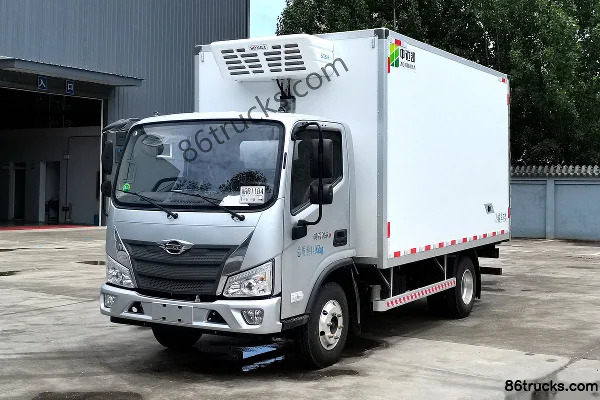 Foton Forland Leader 5 150hp 4X2(6 wheels) 4.08m refrigerated truck (China VI) (Zhongdakai brand) Exterior (3) | 86Trucks