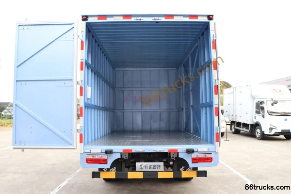 Dongfeng électrique Kaipute e-star 4,5 T 4,2 m cabine simple fourgon électrique pur 81,14 kWh 4X2(6 roues) Carrosserie (2) | 86Trucks