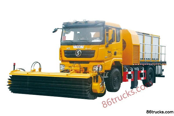 SHACMAN Delong X3000 350 ch 4X4(6 roues) snowplow truck (China VI) (Huiqiang Heavy Industry) Extérieur
