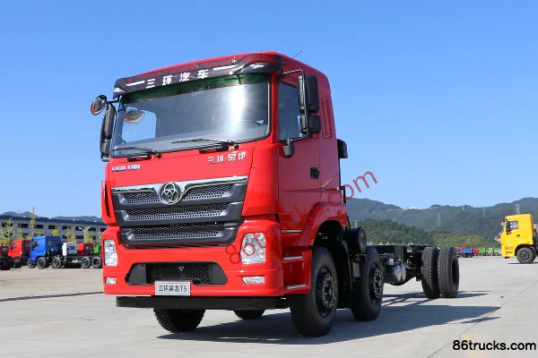 Sanhuan Shitong Haolong Luxury Edition 230hp 6X2(8 wheels) 6.2m Side Panel Cargo Truck Exterior (3) | 86Trucks