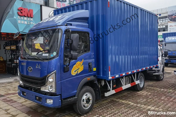 Sinotruk MAN Pioneer H3 160hp 4X2(6 wheels) 4.15m Single Row Van Light Truck (China VI) Exterior (3) | 86Trucks