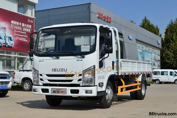 Jiangxi Isuzu Yifang EC5 Flagship 116hp 4X2(6 wheels) 4.155m single-row flatbed light truck (hydraulic brake) Exterior (3) | 86Trucks
