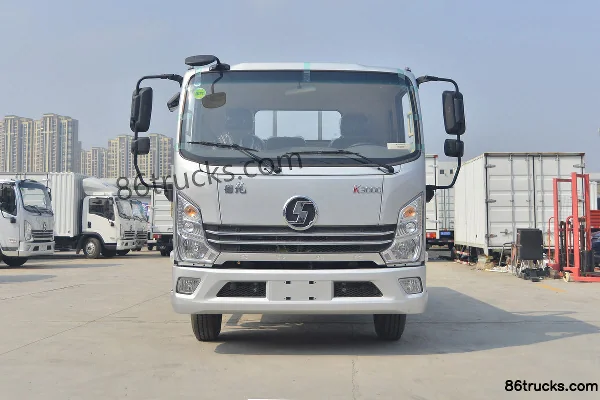 SHACMAN Light Truck Delong K3000 130hp 4X2(6 wheels) 4.18m Single Row Flatbed Light Truck (China VI)(Wide Track) Exterior (2) | 86Trucks