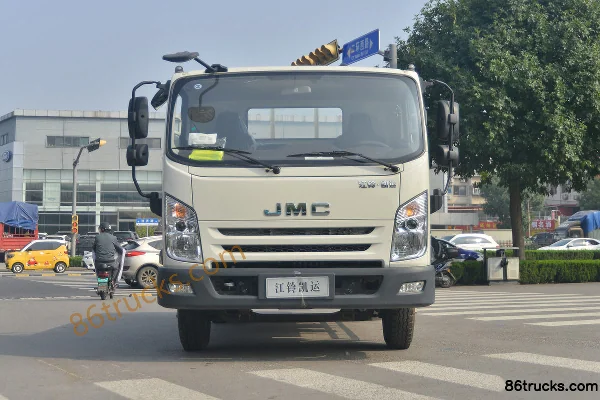 JMC Kaiyun Upgraded Version Medium Body 122 ch 4X2(6 roues) 4.155 m single-row flatbed light truck (hydraulic brake) Extérieur (2) | 86Truck