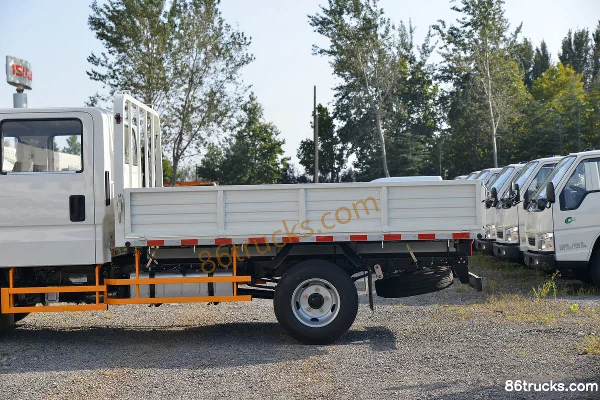 JMC Kaiyun Upgraded Medium Body 122hp 4X2(6 wheels) 3.16m Double Row Flatbed Light Truck (Hydraulic Brake) (2) | 86Trucks