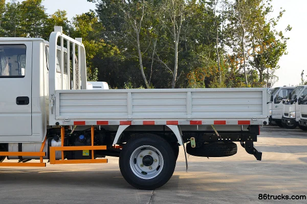 JMC Shunda narrow body 122hp 4X2(6 wheels) 2.755m double row flatbed light truck (China VI) (2) | 86Trucks