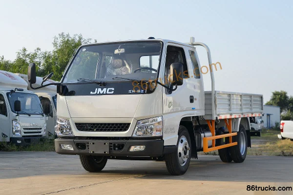 JMC Shunda narrow body 122hp 4X2(6 wheels) 3.3m single row flatbed light truck (China VI) Exterior (3) | 86Trucks