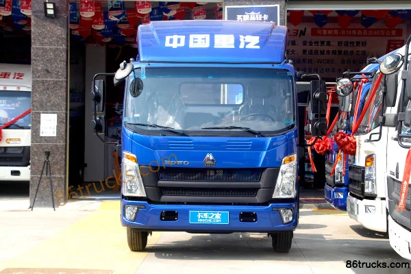 Sinotruk HOWO Hanjiang 150 hp 4X2(6 wheels) 4.15m single-row flatbed light truck Exterior (2) | 86Trucks