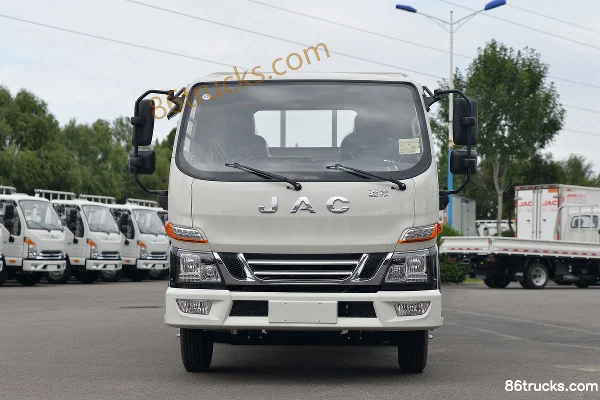 JAC Junling V5 137 ch 4X2(6 roues) camion léger plateau à cabine simple 4,18 m Extérieur (2) | 86Trucks