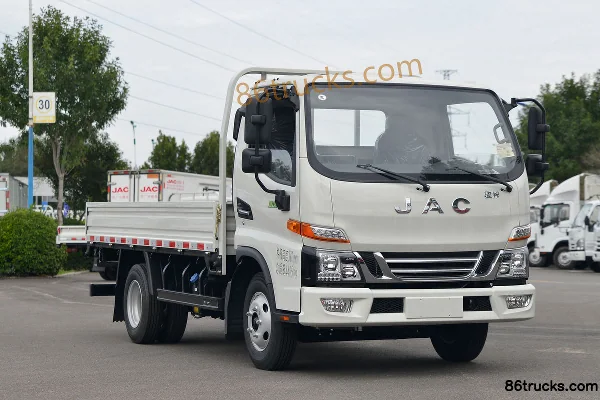 JAC V5 Underground Garage Edition 2.5L Diesel 137hp 4X2(6 wheels) WLY 8-Speed 3.7m Single Row Flatbed Light Truck Exteri