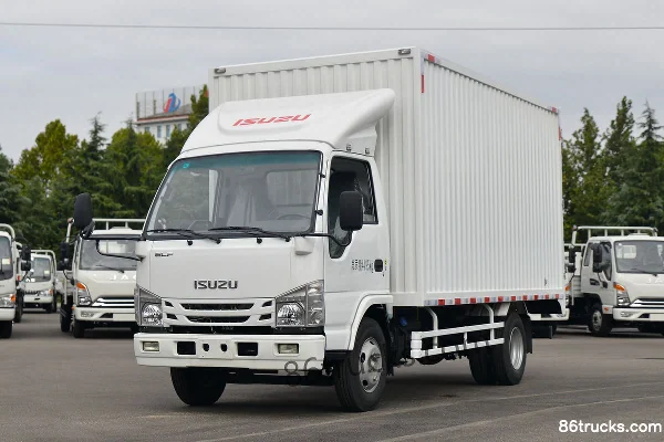 Qingling Isuzu 100P 120 hp 4X2(6 wheels) 4.25m single row van light truck (China VI) Exterior (3) | 86Trucks
