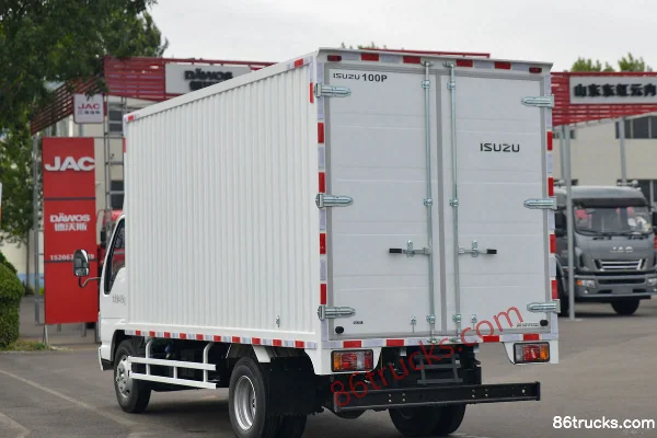 Qingling Isuzu 100P 120 hp 4X2(6 wheels) 4.25m single row van light truck (China VI) Body (3) | 86Trucks