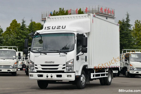 Qingling Isuzu KV100 120 hp 4X2(6 wheels) 4.13m Single Row Van Light Truck (China VI) Exterior (3) | 86Trucks