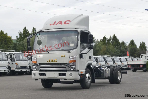 JAC Shuailing Q6 160 ch 4X2(6 roues) 4,12 m camion léger fourgon avec cabine simple (China VI) (Fast Gear 8 vitesses) Extérieur (3) | 86Truc