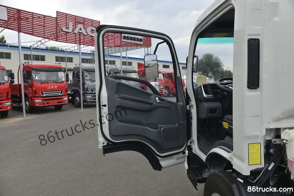 JAC Shuailing Q6 160 ch 4X2(6 roues) 4,12 m camion léger fourgon avec cabine simple (China VI) (Fast Gear 8 vitesses) (1) | 86Trucks