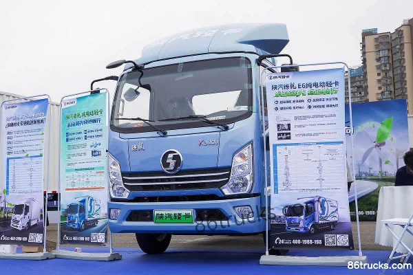 SHACMAN Light Truck Delong K3000 4.18m Pure Electric Van Light Truck (Hydraulic Brake) 81.14kWh 4X2(6 wheels) Exterior (3) | 86Trucks