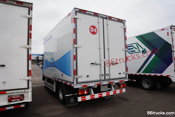 Sinotruk Haoman H3 4.185m Single Row Pure Electric Van Light Truck 85.4kWh 4X2(6 wheels) Body (1) | 86Trucks