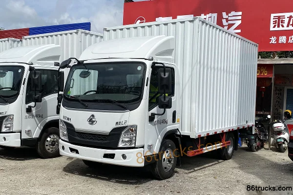 Dongfeng Liuqi Chenglong L2 140 ch 4X2(6 roues) camion léger fourgon monoplace 4,2 m Extérieur (2) | 86Trucks