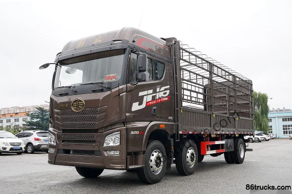 FAW Jiefang Qingdao JH6 Heavy Truck 320hp 6X2(8 wheels) 7.7m Stake Cargo Truck (Axle Ratio 4.444) Exterior (3) | 86Trucks
