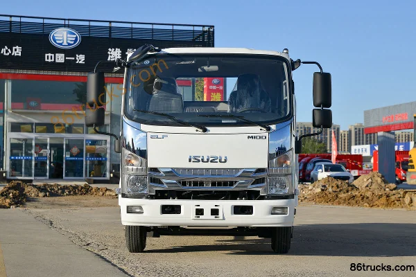 Isuzu M100 120hp 4X2(6 wheels) 4.185m single-row flatbed light truck (China VI) Exterior (2) | 86Trucks