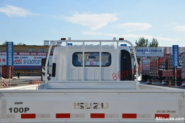 Isuzu M100 120hp 4X2(6 wheels) 4.185m single-row flatbed light truck (China VI) Body (3) | 86Trucks