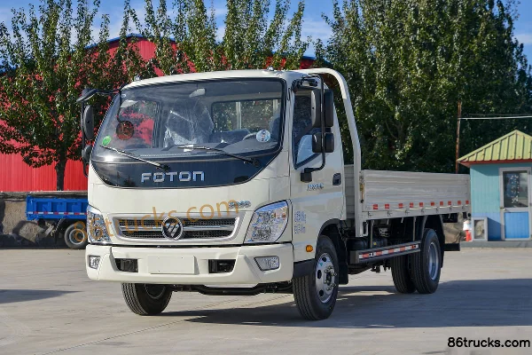Foton Aoling Jieyun Classic 132 ch 4X2(6 roues) camion léger plateau 4,17 m cabine simple (large) Extérieur (3) | 86Trucks