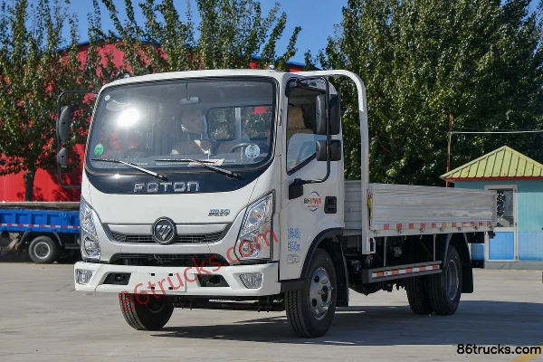 Foton Aoling New Jieyun Youth Edition 132 hp 4X2(6 wheels) 4.17m single-row flatbed light truck (China VI) Exterior (3) | 86Trucks