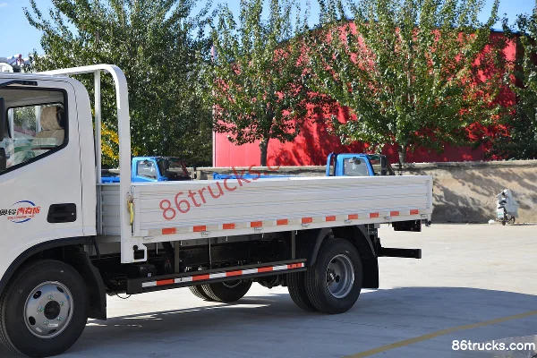 Foton Aoling New Jieyun Youth Edition 132 hp 4X2(6 wheels) 4.17m single-row flatbed light truck (China VI) Body (1) | 86Trucks