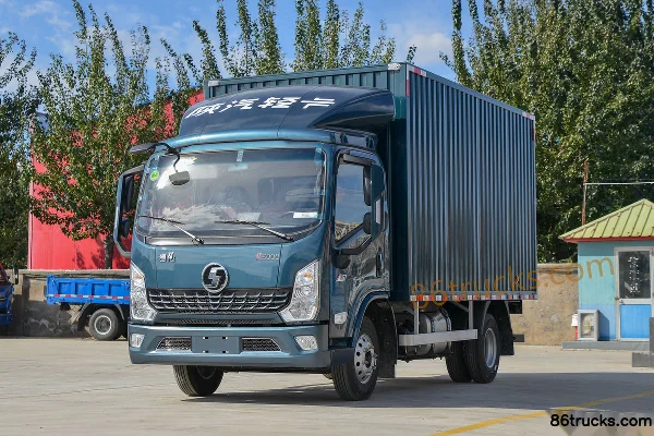 SHACMAN Light Truck Delong K5000 Standard 150hp 4X2(6 wheels) 3.85m AMT automatic half-cab van truck (China VI) Exterior (3) | 86Trucks