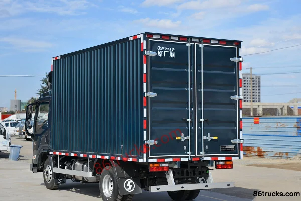SHACMAN Light Truck Delong K5000 Standard 150hp 4X2(6 wheels) 3.85m AMT automatic half-cab van truck (China VI) Body (3) | 86Trucks