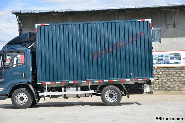 SHACMAN Light Truck Delong K5000 Standard 150hp 4X2(6 wheels) 3.85m AMT automatic half-cab van truck (China VI) Body (2) | 86Trucks
