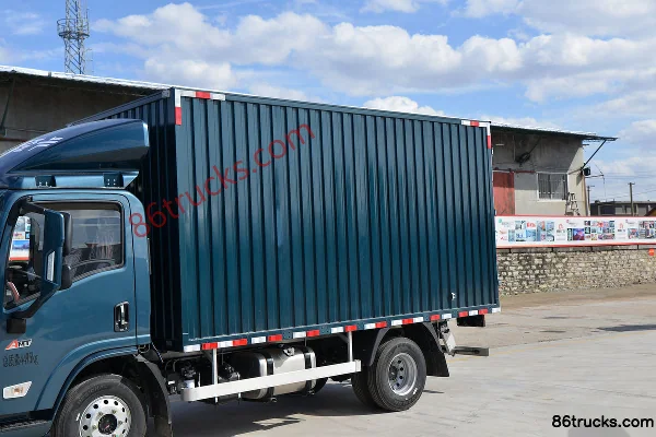 SHACMAN Light Truck Delong K5000 Standard 150hp 4X2(6 wheels) 3.85m AMT automatic half-cab van truck (China VI) Body (1) | 86Trucks