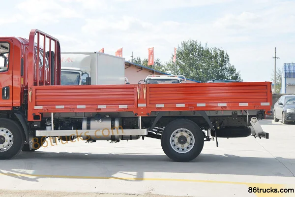SHACMAN Light Truck Delong K5000 Luxe 130 ch 4X2(6 roues) 4,18 m camion léger plateau à cabine simple avec boîte automatique AMT (China VI)