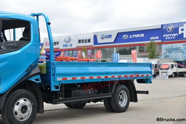Feidi W5 160hp 4X2(6 wheels) 4.18m Single Row Flatbed Light Truck Body (1) | 86Trucks