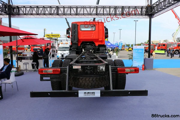 SAIC Hongyan Jiehu H6e 360 hp 4X4(6 wheels) Fire Truck Chassis (China VI) Exterior (3) | 86Trucks