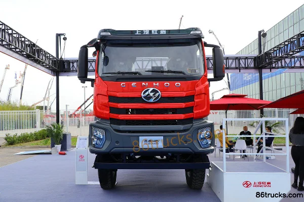 SAIC Hongyan Jiehu H6e 360 hp 4X4(6 wheels) Fire Truck Chassis (China VI) Exterior (2) | 86Trucks
