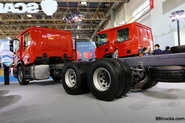 Scania P Series 450 hp 6X4(10 wheels) Strong Arm Breaching Fire Truck Chassis (China VI) Exterior (3) | 86Trucks