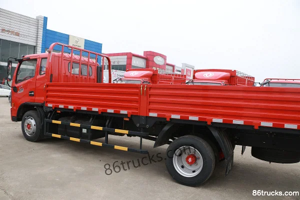 Dongfeng Duolika D8 Ruineng 165 ch 4X2(6 roues) 5,8 m camion plateau à ridelles (China VI) Carrosserie (1) | 86Trucks